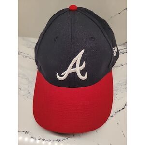 Atlanta Braves New Era 9Forty OSFA Blue And Red